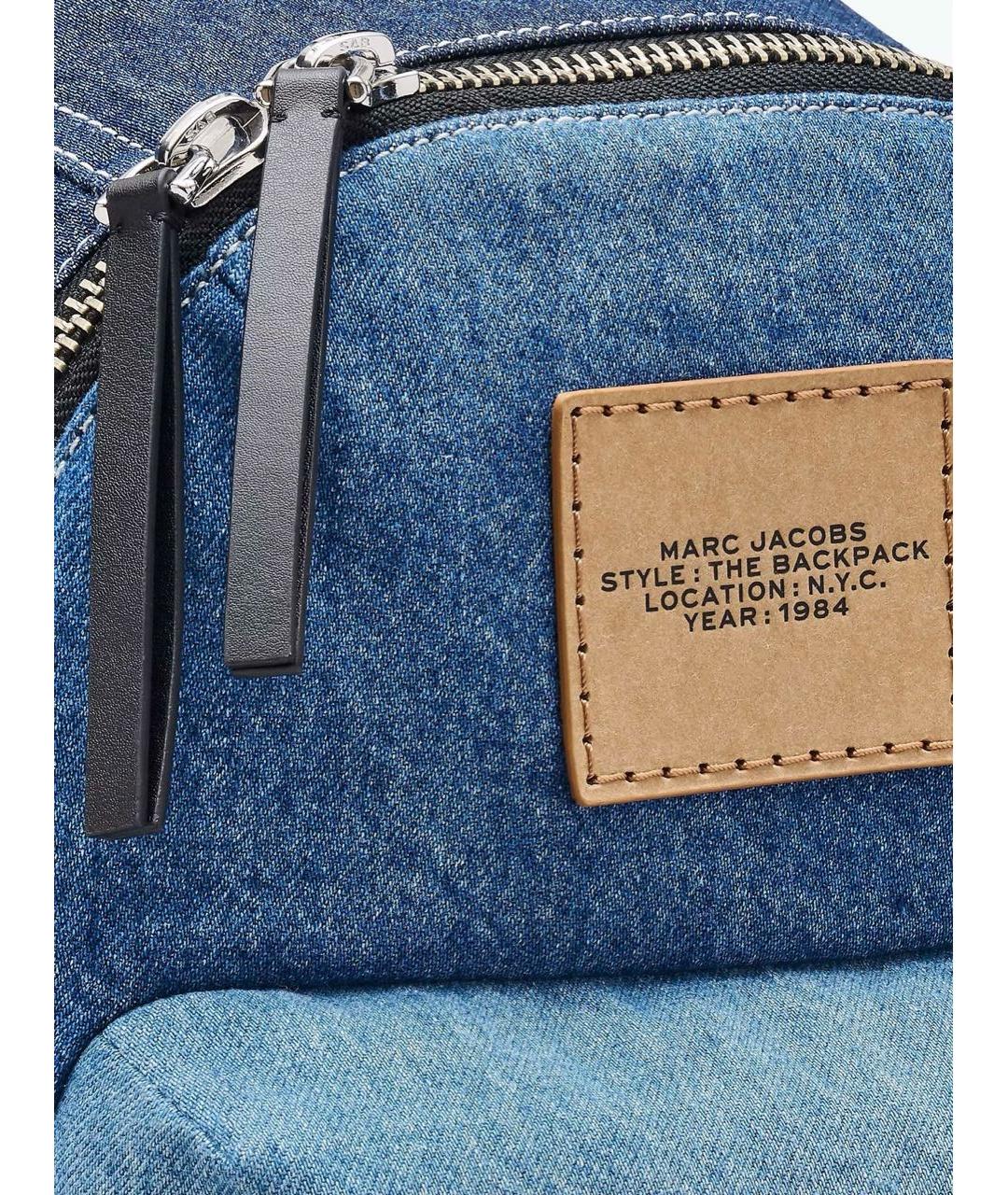 MARC JACOBS Синий деним рюкзак, фото 3