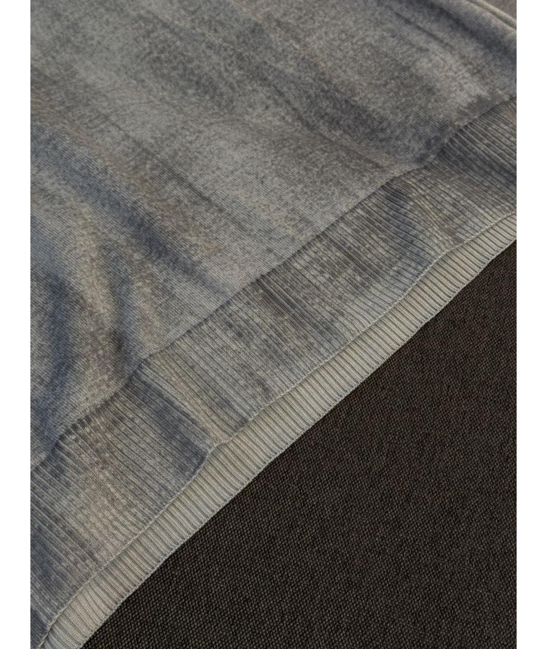 STONE ISLAND Серый шерстяной джемпер / свитер, фото 4