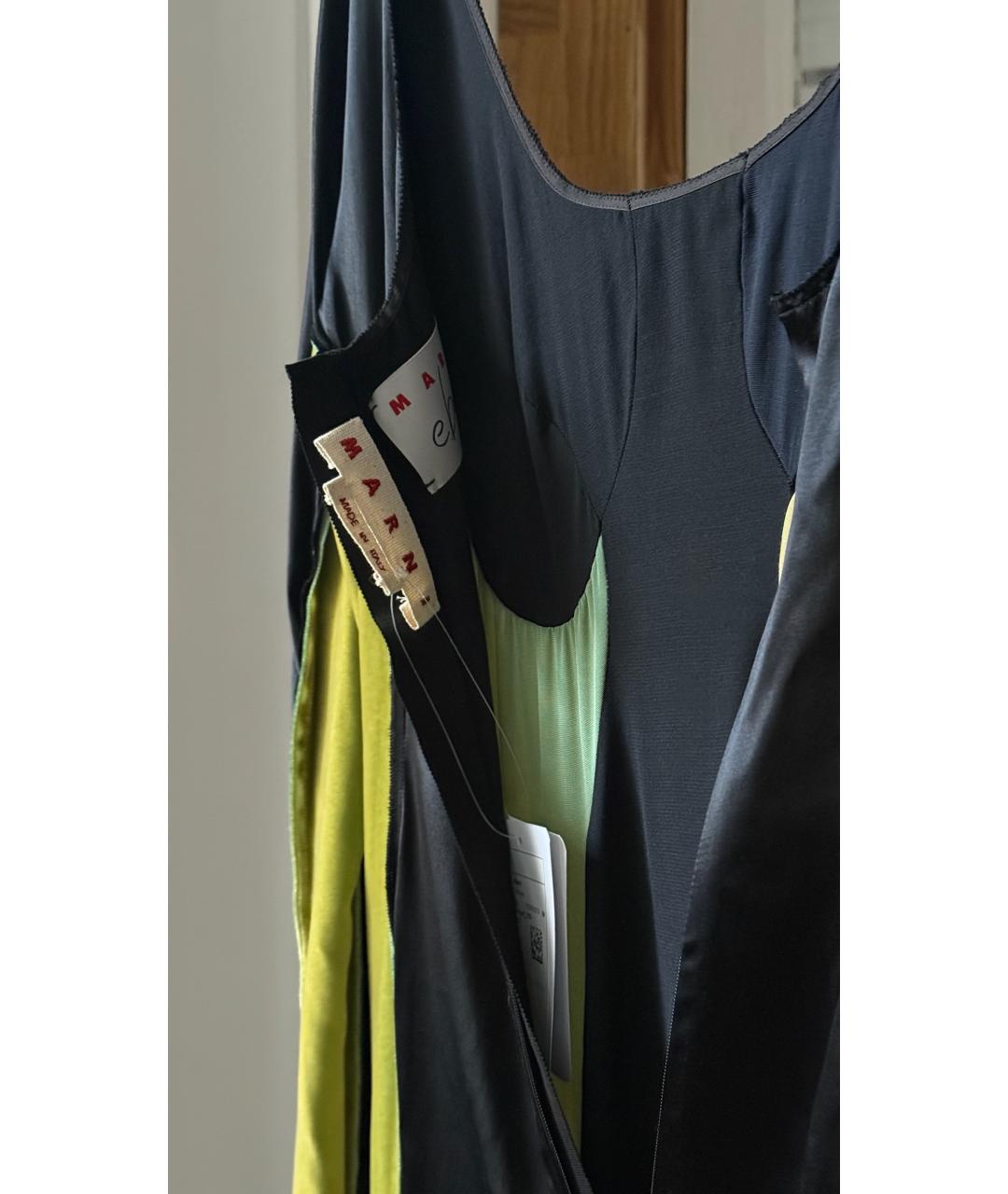 MARNI Мульти вискозное вечернее платье, фото 4