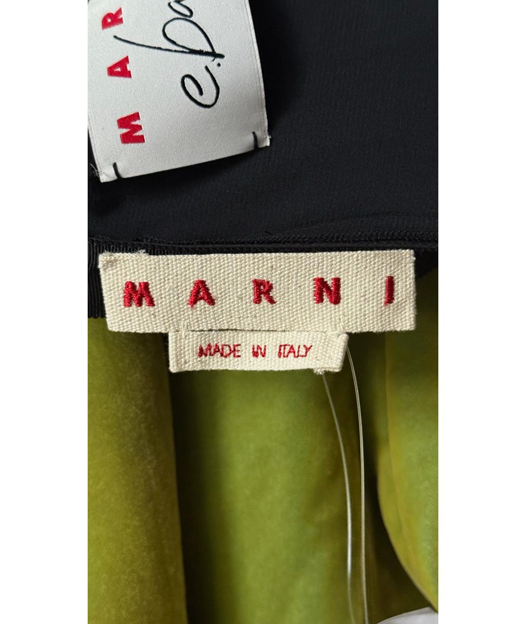 MARNI Мульти вискозное вечернее платье, фото 3