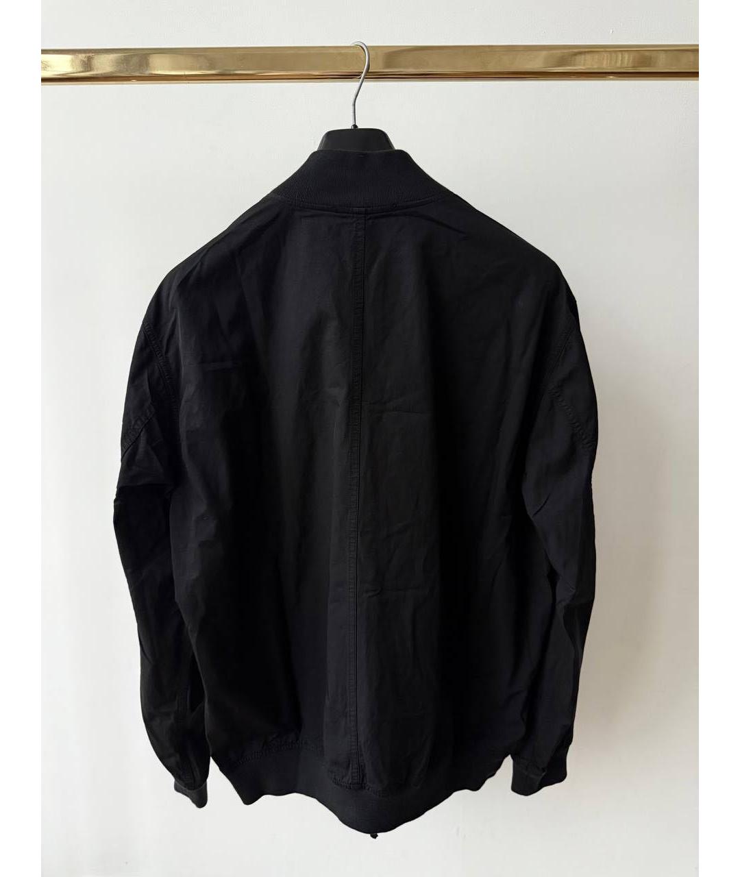 STONE ISLAND Черная хлопковая куртка, фото 8