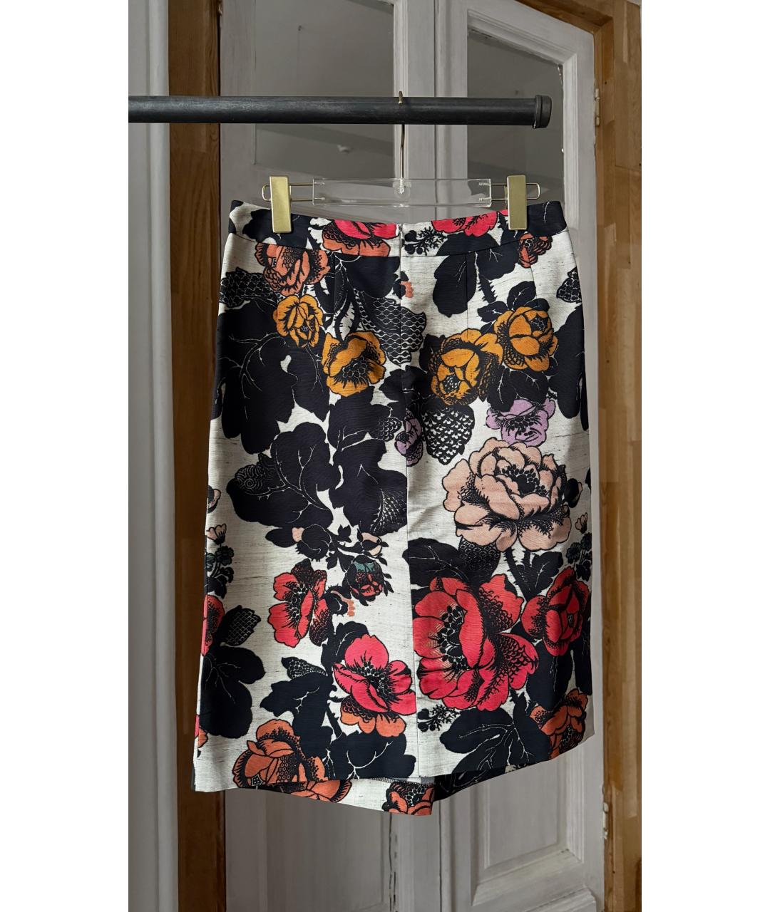 DRIES VAN NOTEN Мульти хлопковая юбка миди, фото 2