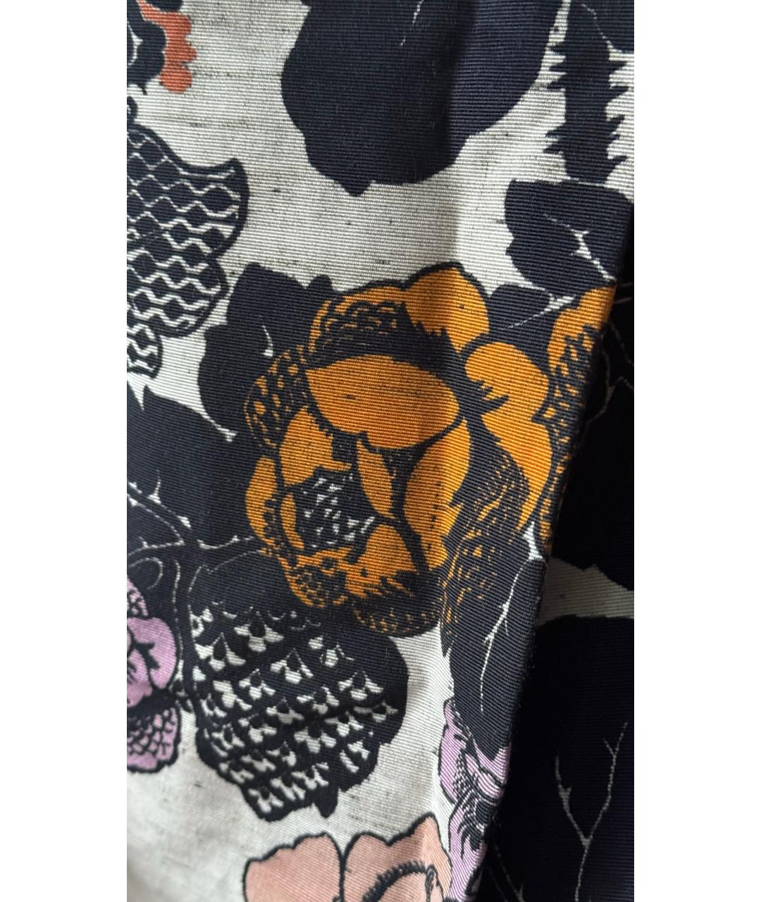 DRIES VAN NOTEN Мульти хлопковая юбка миди, фото 4