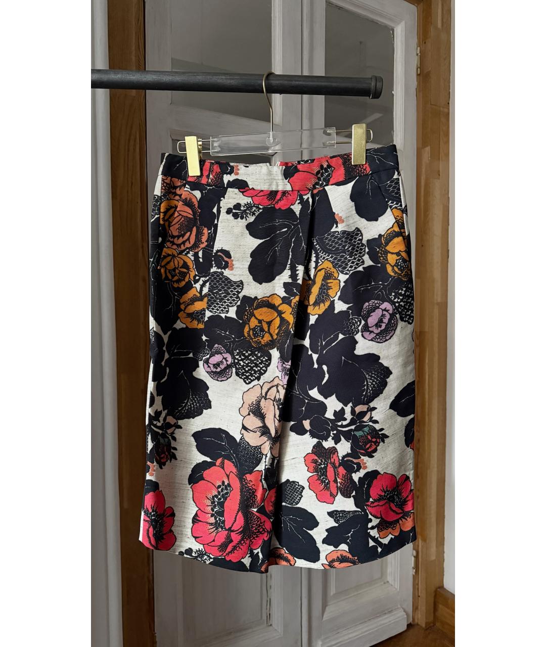 DRIES VAN NOTEN Мульти хлопковая юбка миди, фото 5