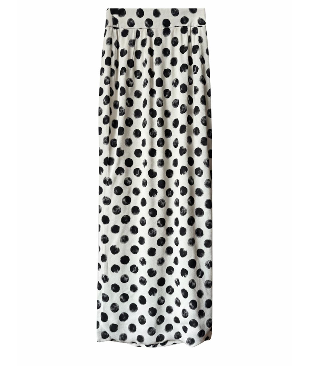DOLCE&GABBANA Белая вискозная юбка макси, фото 1