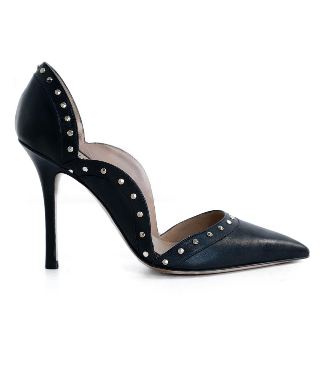 VALENTINO Черные кожаные туфли, фото 1