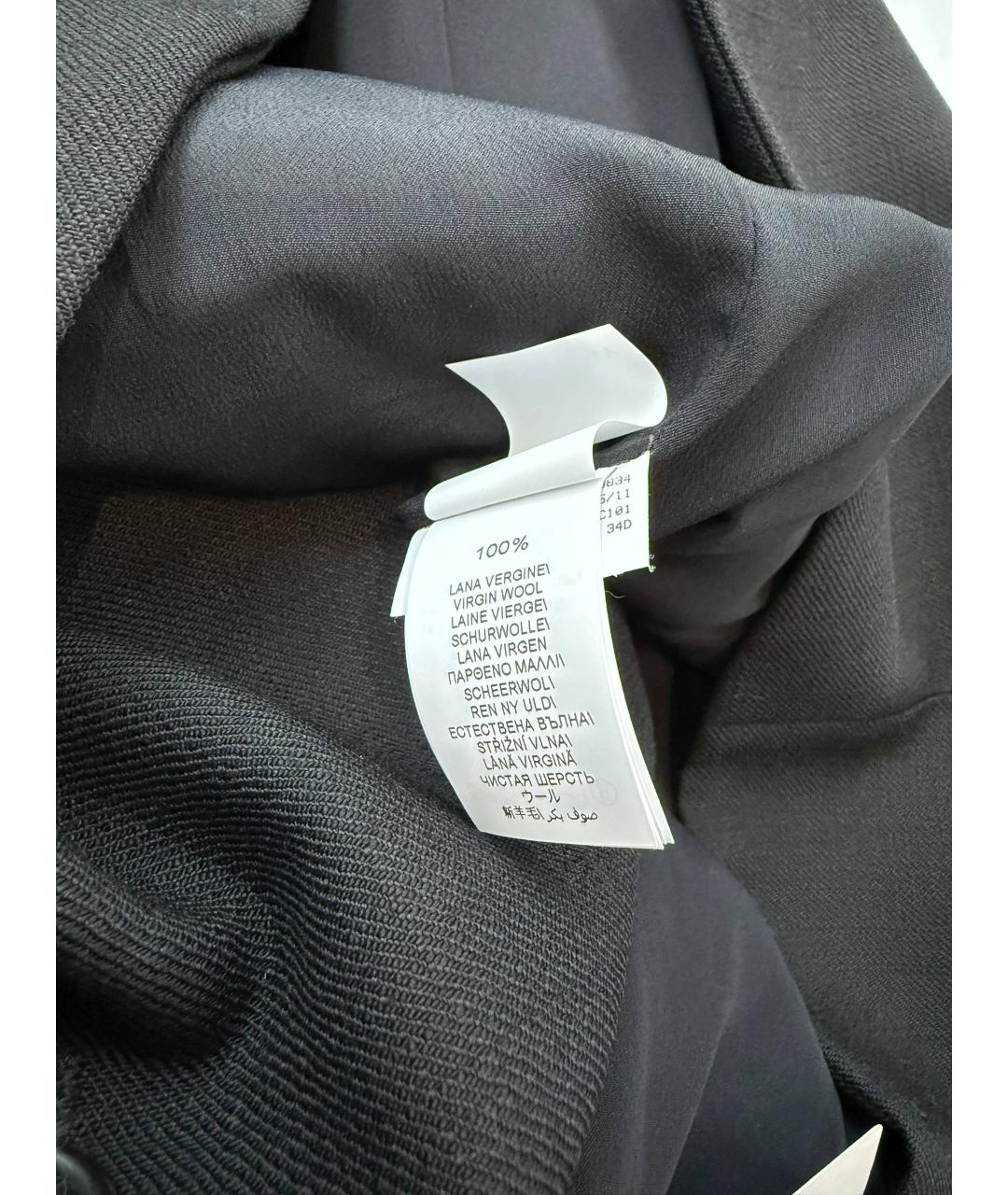 BRUNELLO CUCINELLI Черный шерстяной жакет/пиджак, фото 8