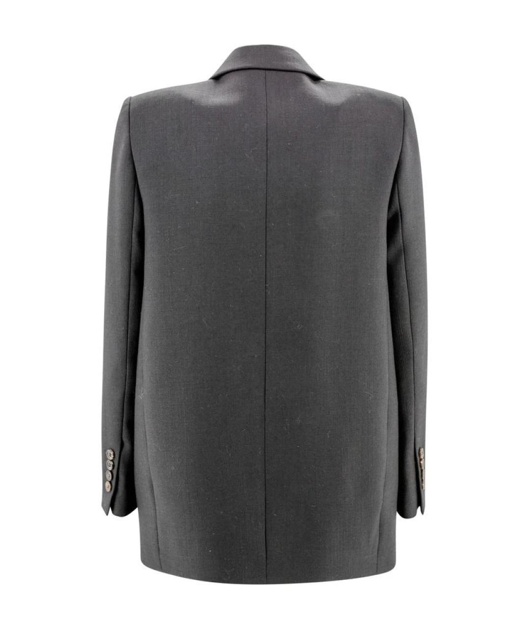 BRUNELLO CUCINELLI Черный шерстяной жакет/пиджак, фото 2