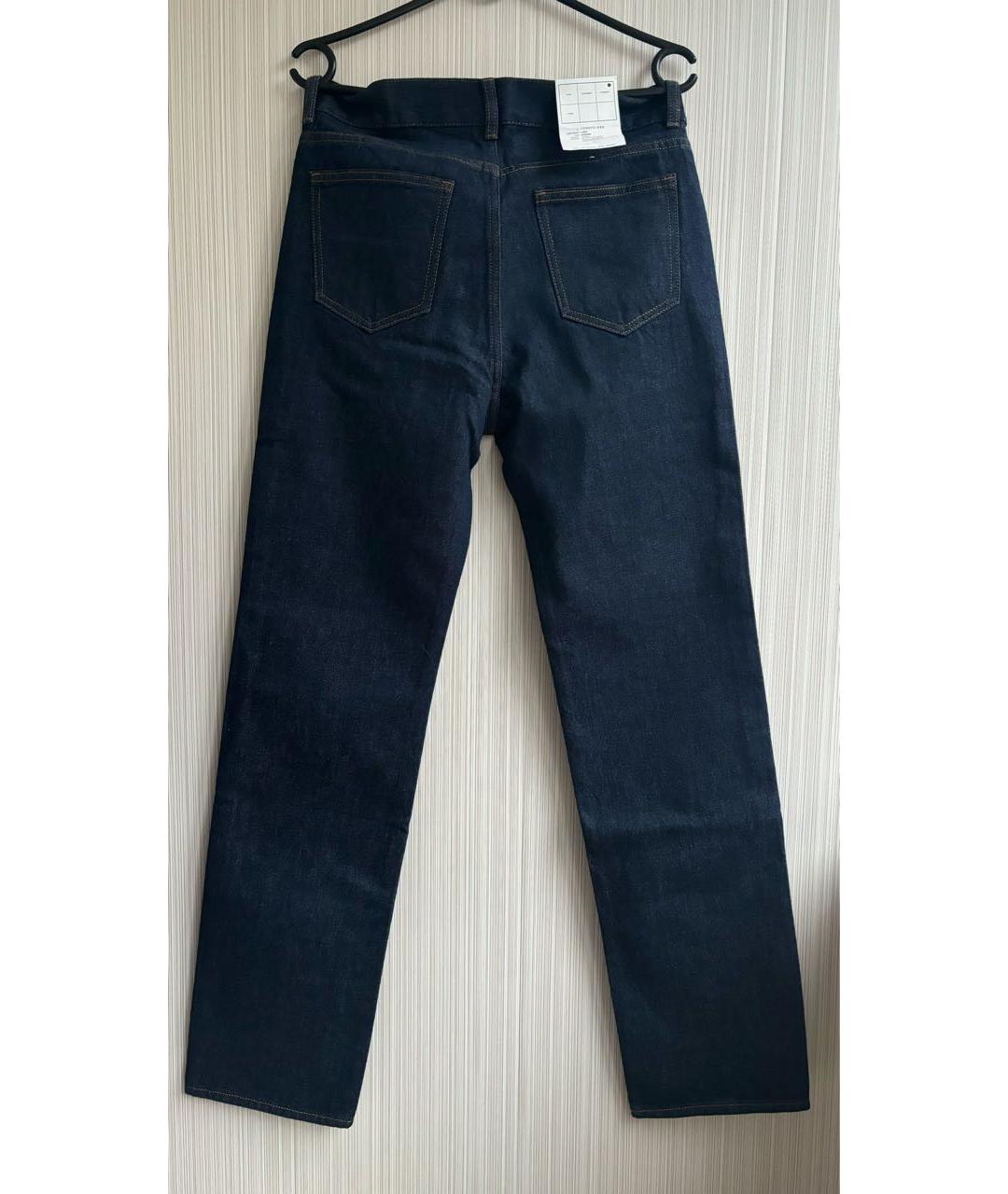 ARKET Темно-синие хлопковые прямые джинсы, фото 2