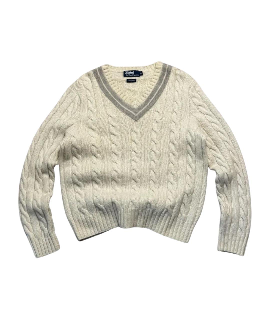 POLO RALPH LAUREN Бежевый кашемировый джемпер / свитер, фото 1