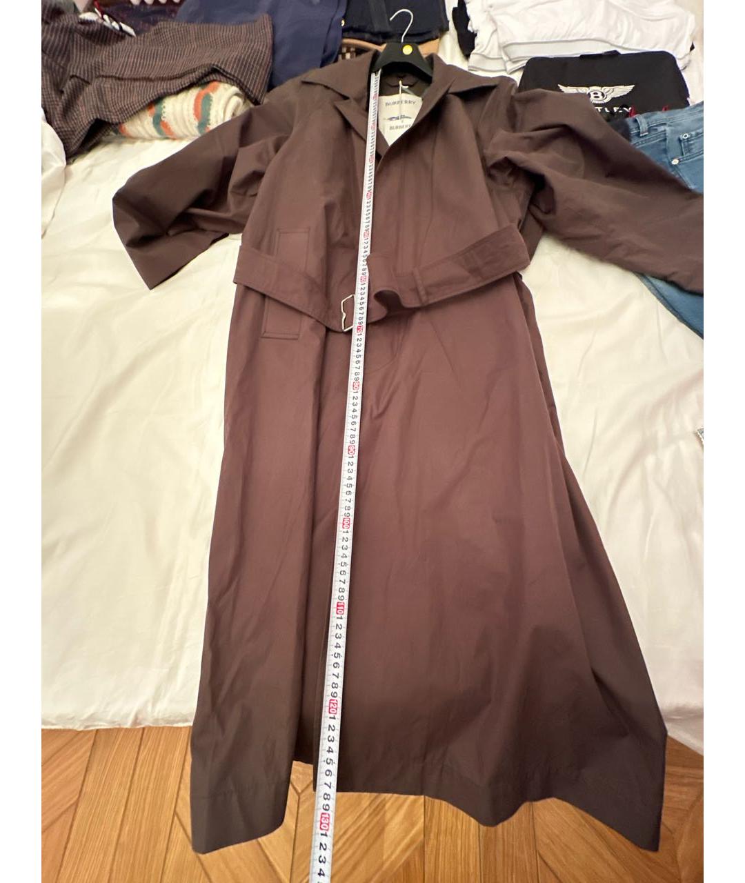 BURBERRY Коричневый тренч / плащ, фото 6