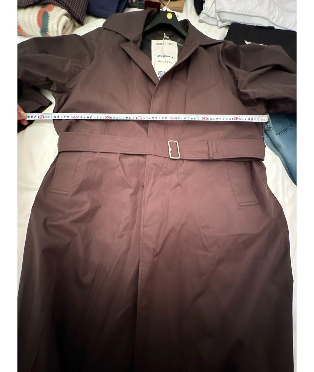BURBERRY Коричневый тренч / плащ, фото 7