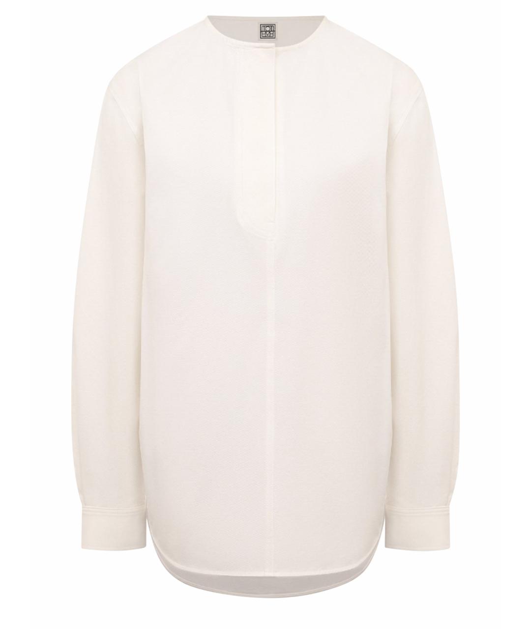 TOTEME Белая хлопковая блузы, фото 1