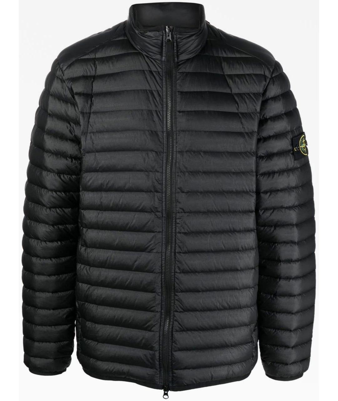 STONE ISLAND Черный пуховик, фото 9