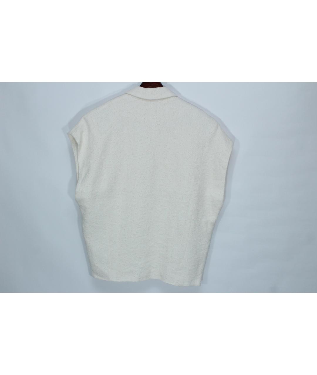 IRO Белый хлопковый жилет, фото 5