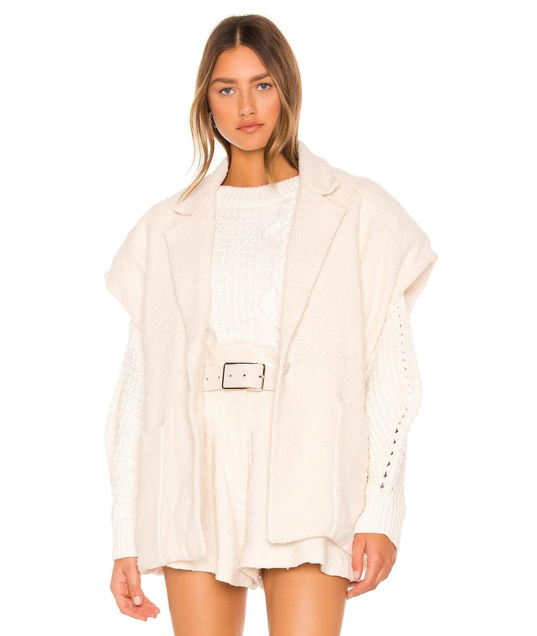 IRO Белый хлопковый жилет, фото 2