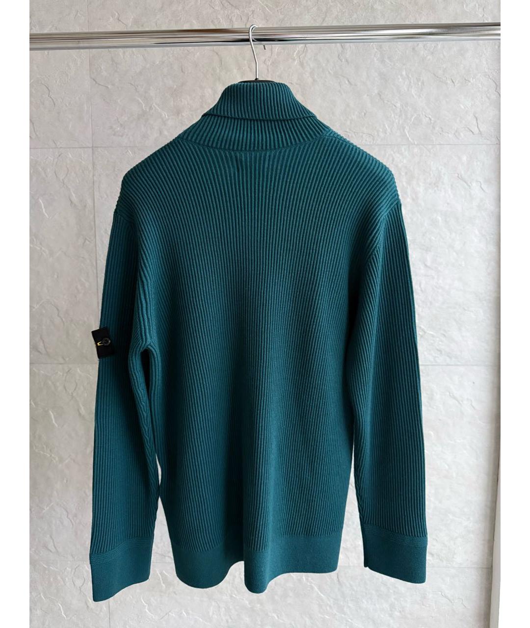 STONE ISLAND Зеленая водолазка, фото 8