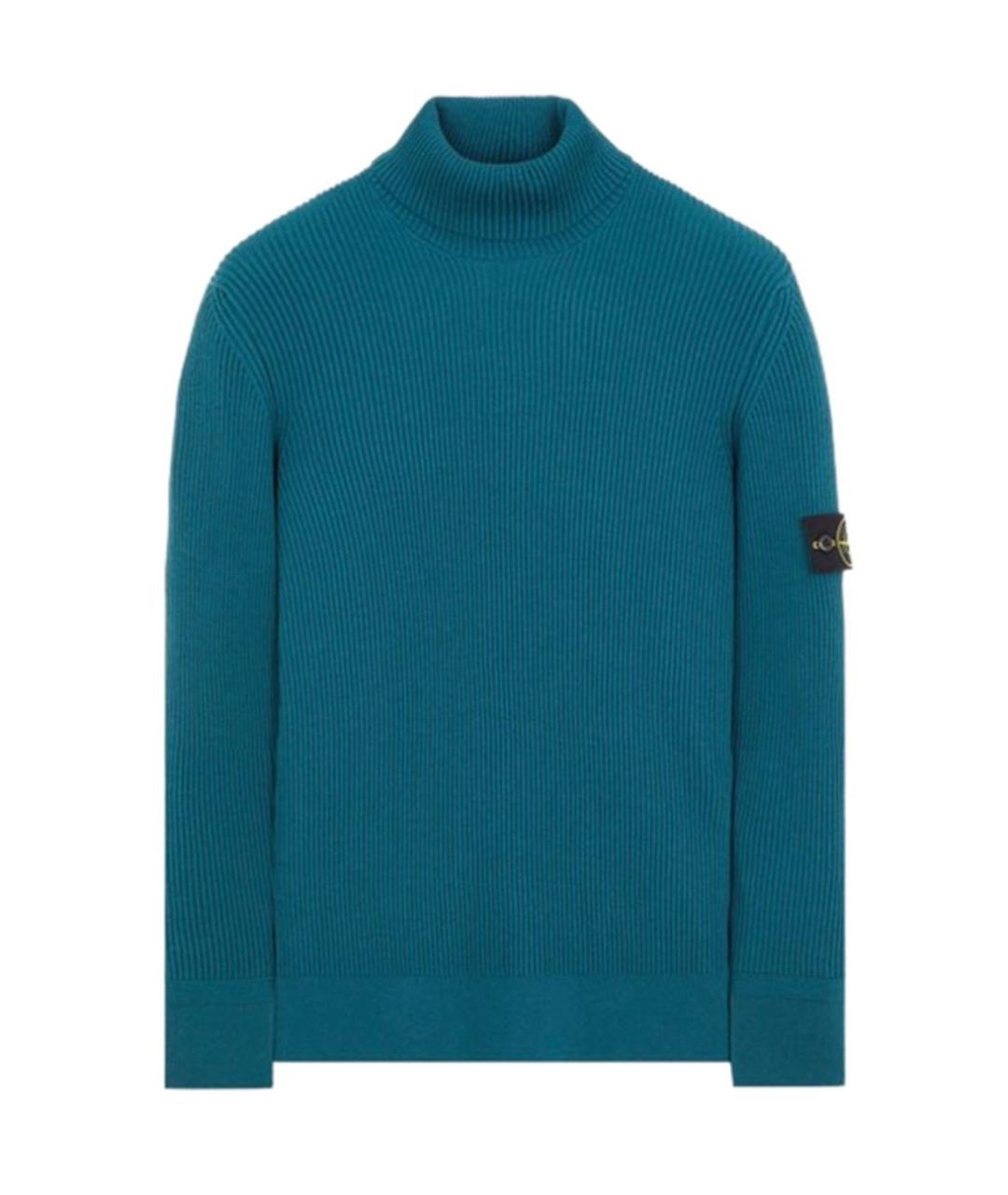 STONE ISLAND Зеленая водолазка, фото 1