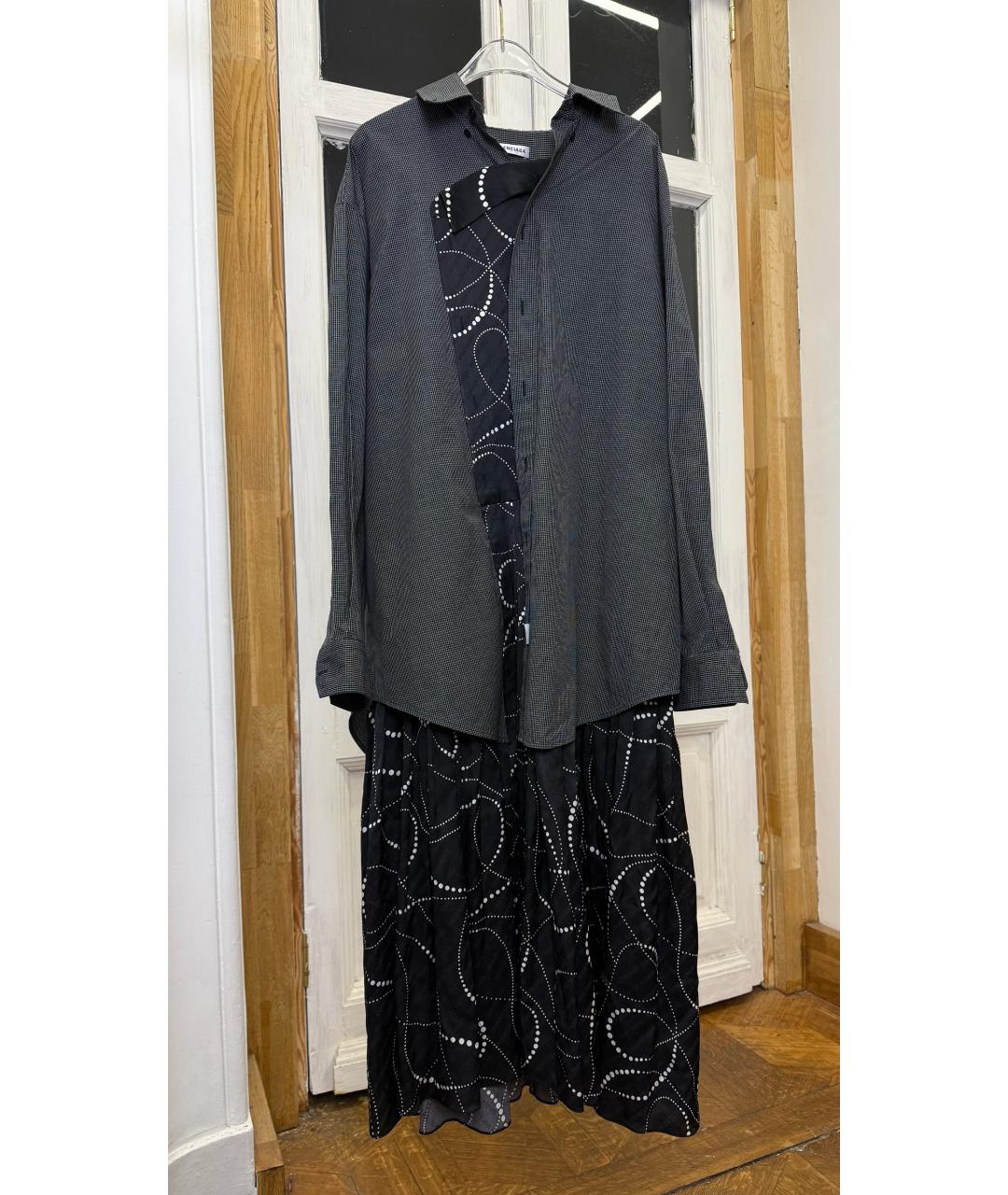 BALENCIAGA Серое шелковое вечернее платье, фото 6