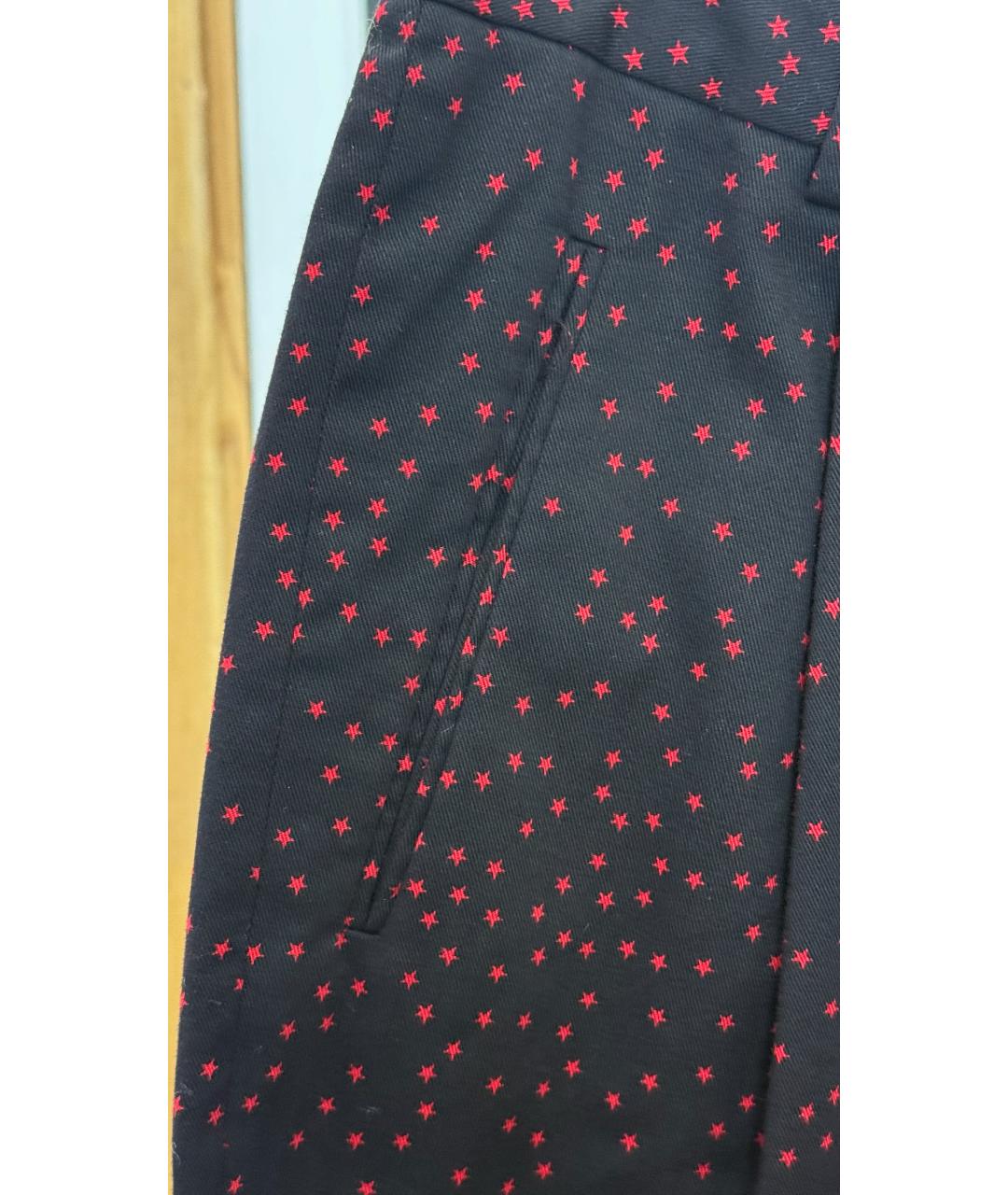 DRIES VAN NOTEN Черные хлопковые брюки широкие, фото 5