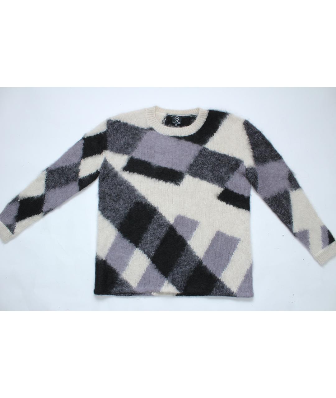 MCQ ALEXANDER MCQUEEN Мульти шерстяной джемпер / свитер, фото 5