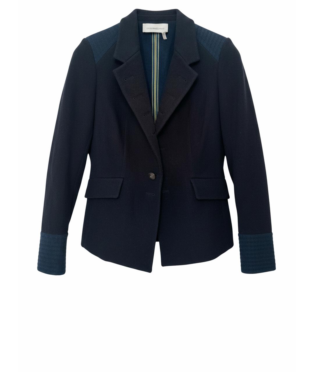 SAINT LAURENT Черный шерстяной жакет/пиджак, фото 1