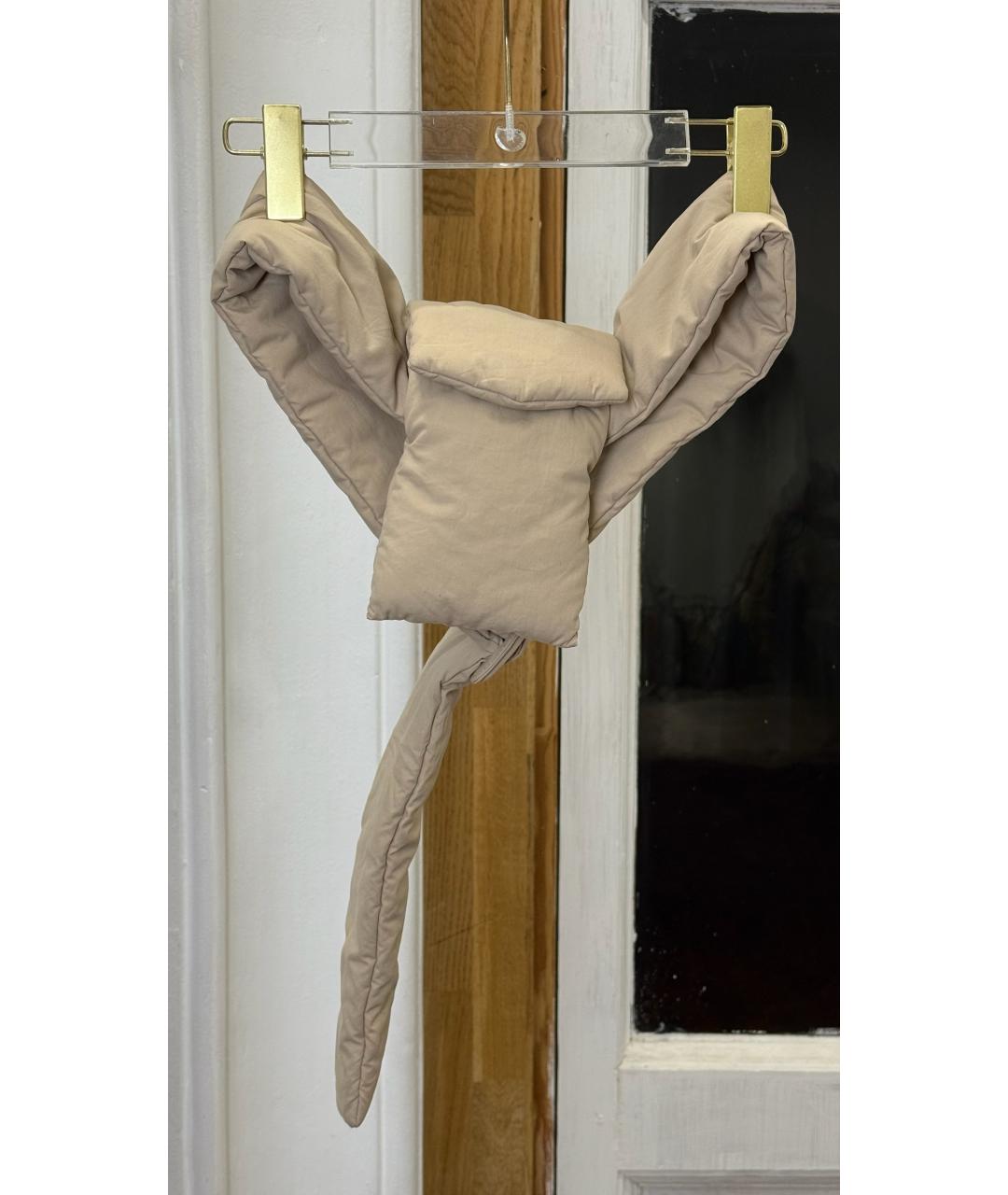 DRIES VAN NOTEN Бежевая хлопковая поясная сумка, фото 7