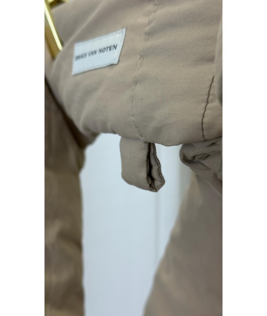 DRIES VAN NOTEN Бежевая хлопковая поясная сумка, фото 5