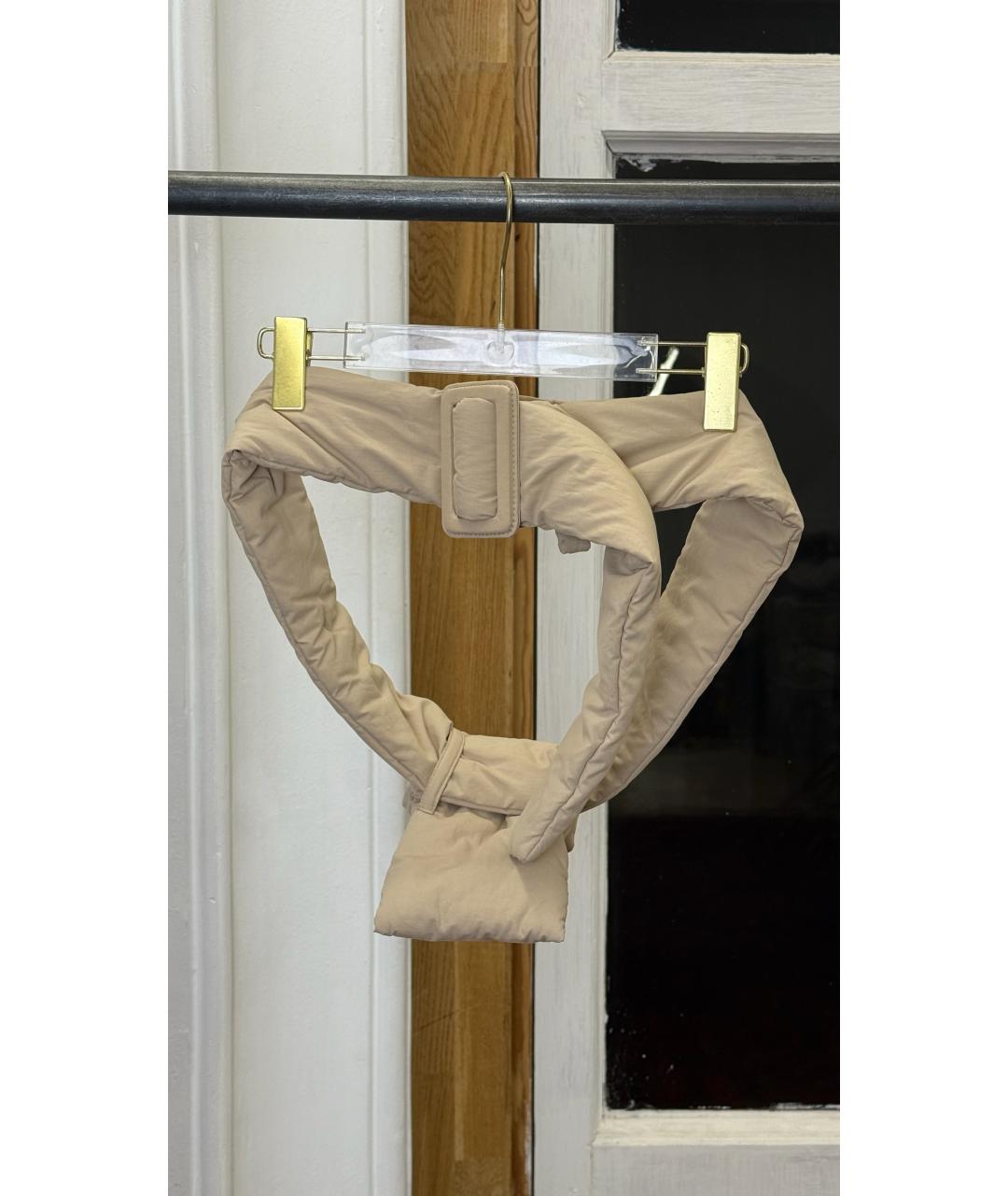 DRIES VAN NOTEN Бежевая хлопковая поясная сумка, фото 2