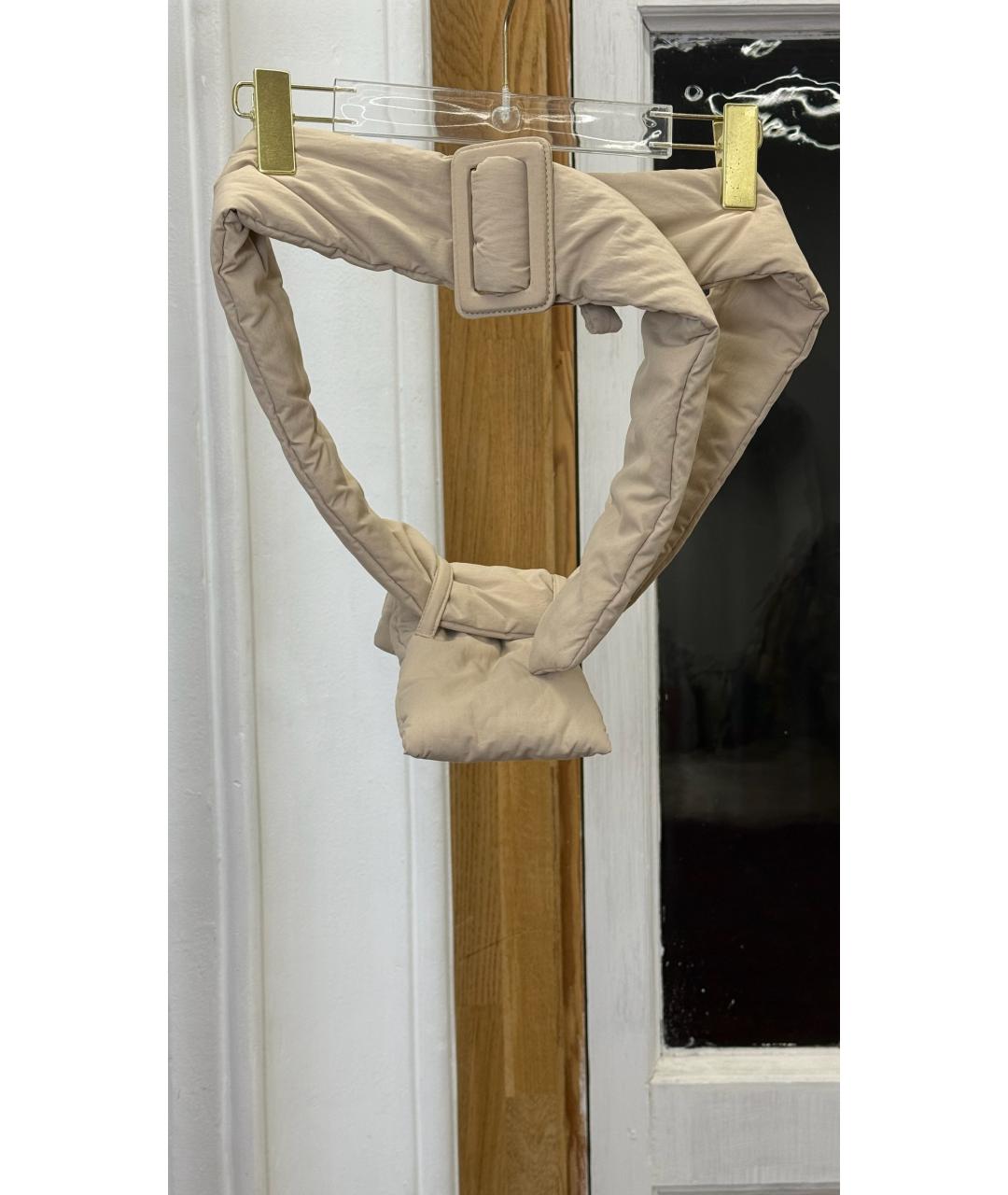 DRIES VAN NOTEN Бежевая хлопковая поясная сумка, фото 3