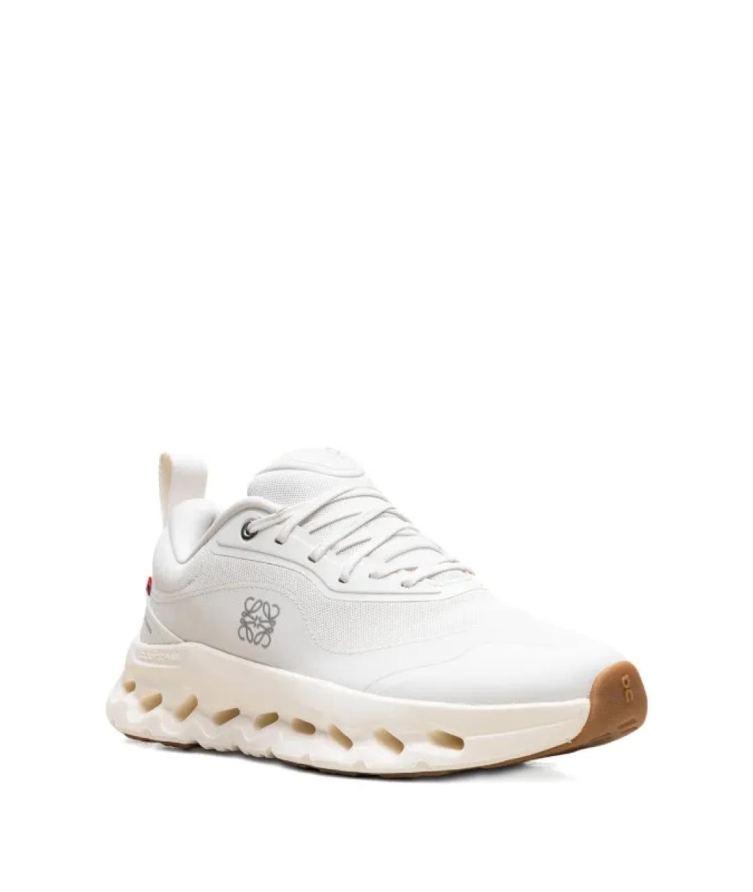 LOEWE Белые текстильные кроссовки, фото 2