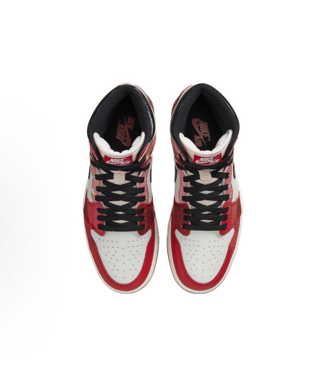 JORDAN Красные высокие кроссовки / кеды, фото 3