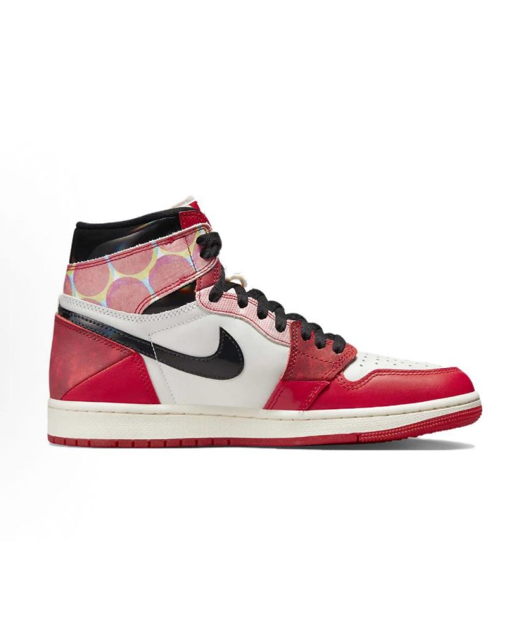 JORDAN Красные высокие кроссовки / кеды, фото 1