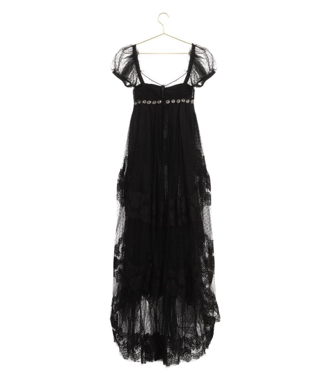 DOLCE&GABBANA Черное кружевное вечернее платье, фото 2