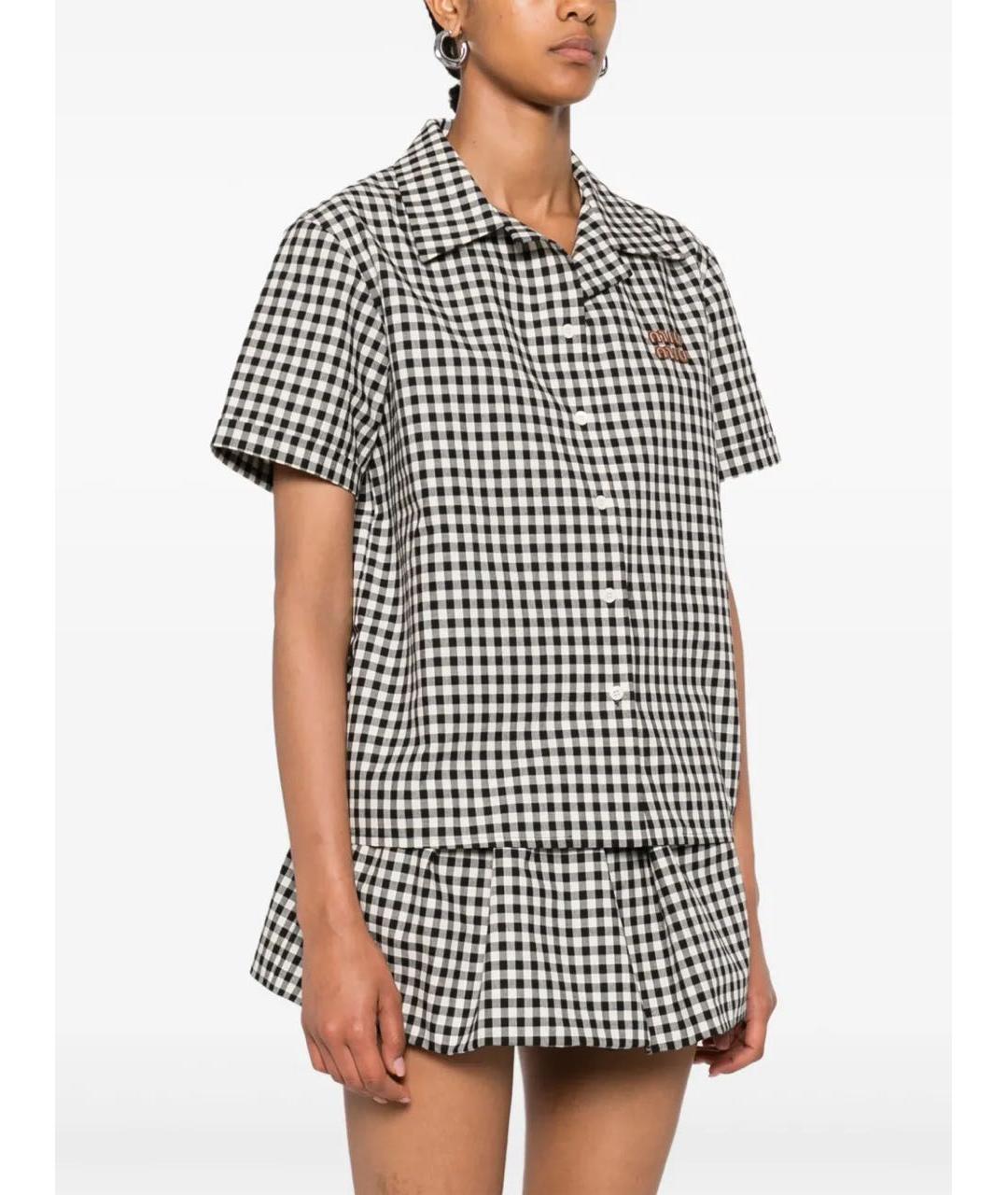 MIU MIU Белая хлопковая рубашка, фото 5