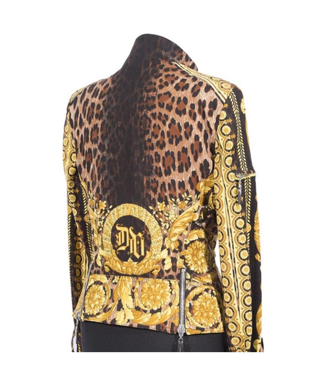 VERSACE Желтая хлопковая куртка, фото 2