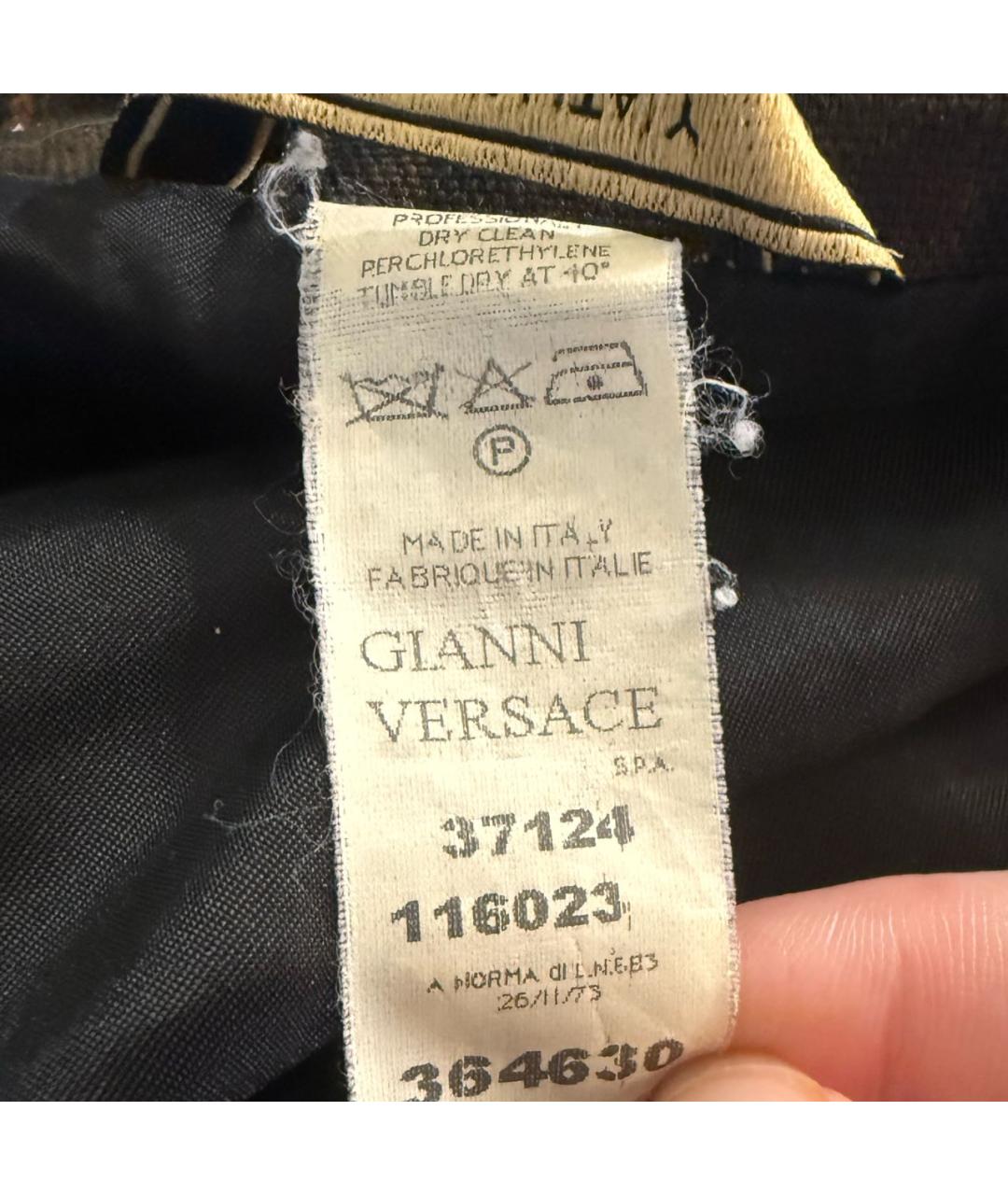 VERSACE Желтая хлопковая куртка, фото 5