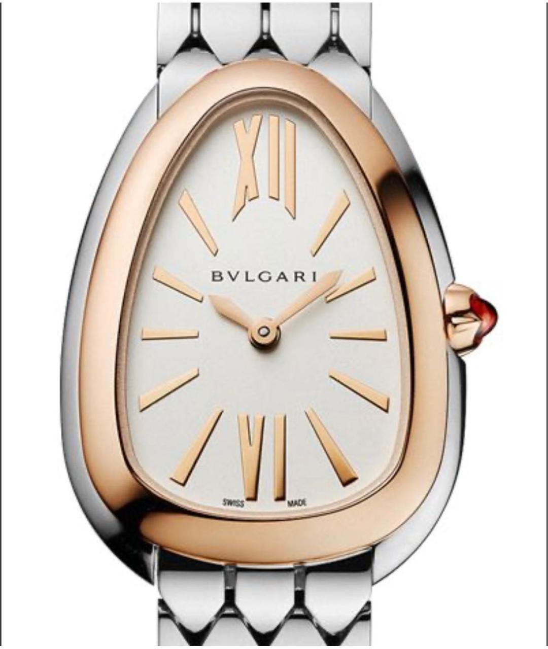 BVLGARI Серебряные металлические часы, фото 2