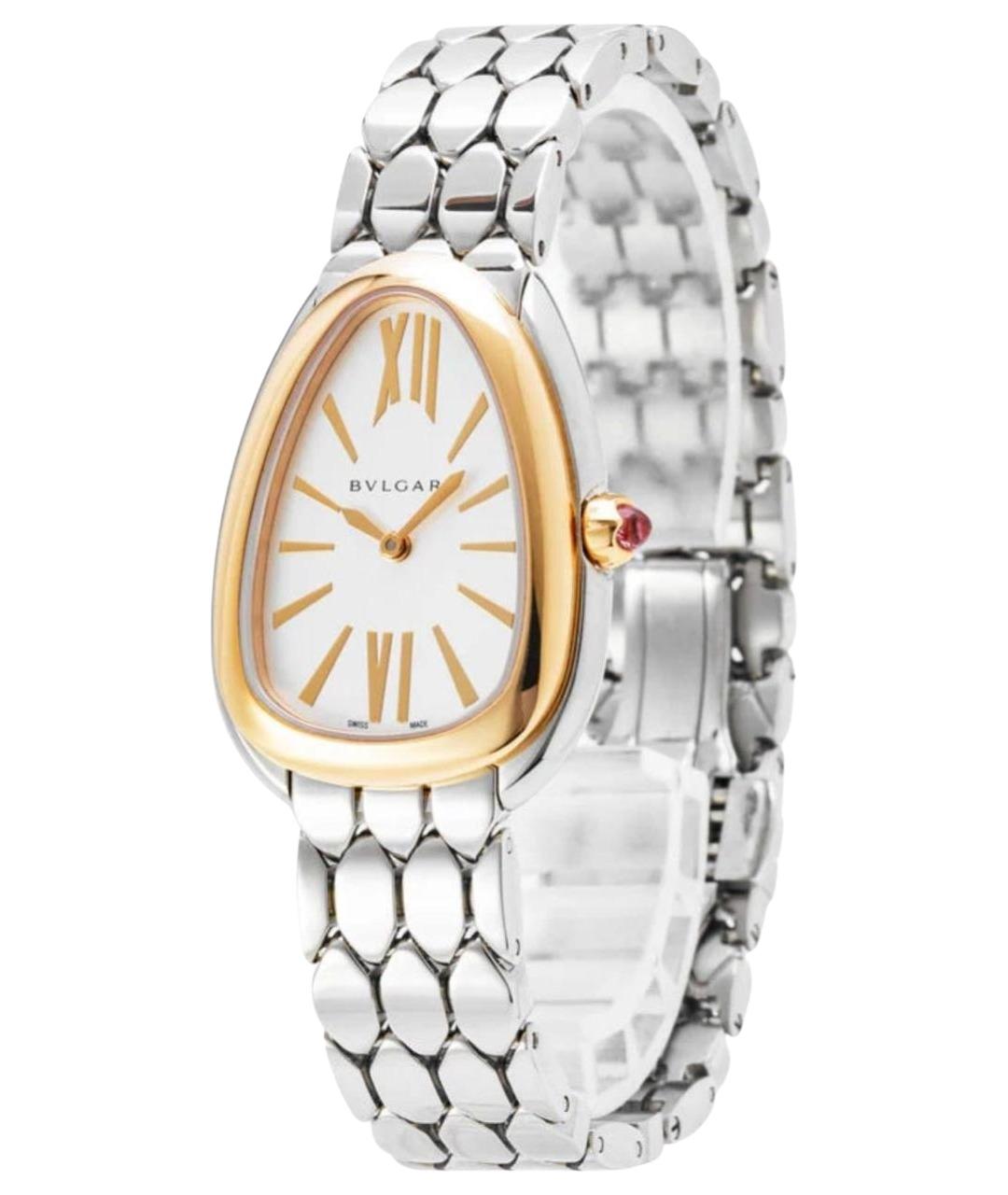 BVLGARI Серебряные металлические часы, фото 1