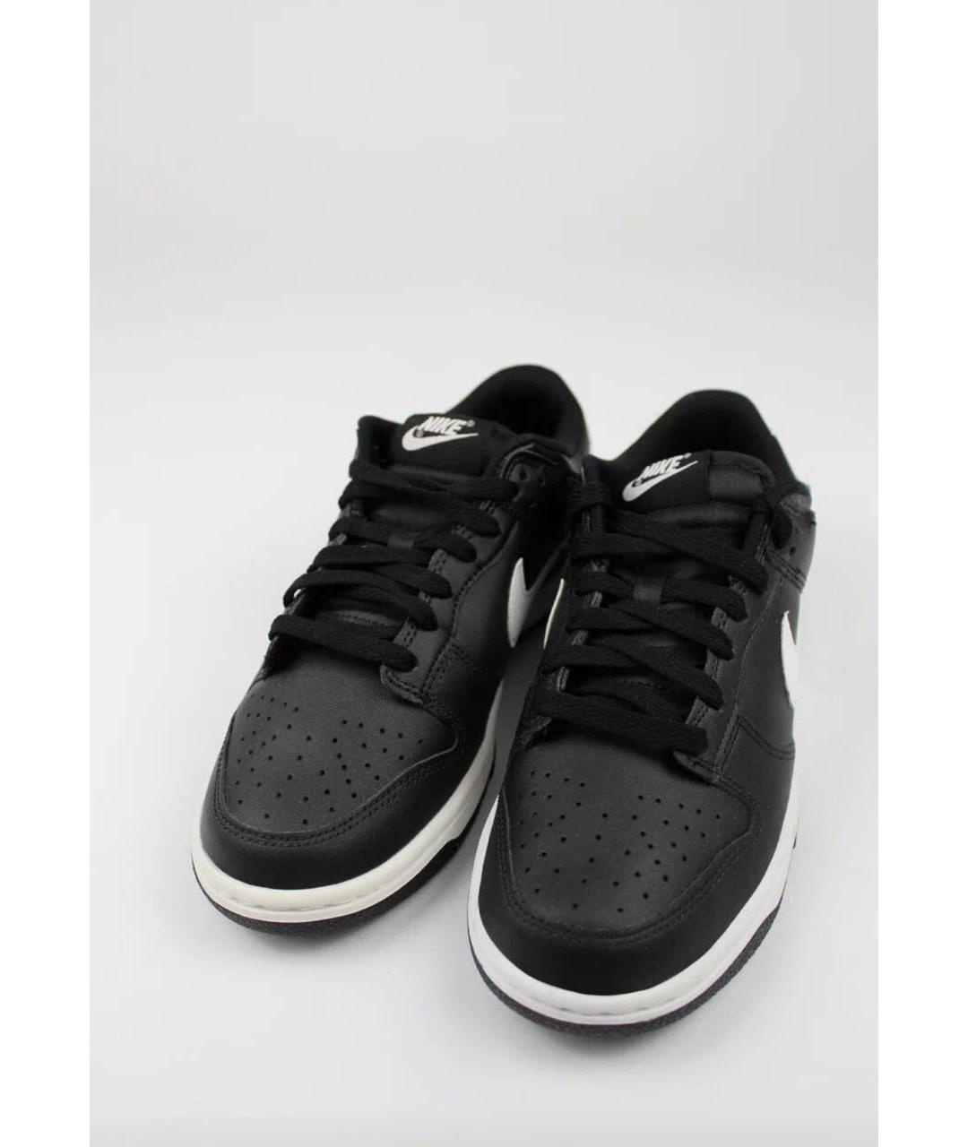 NIKE Черные кожаные кроссовки, фото 2