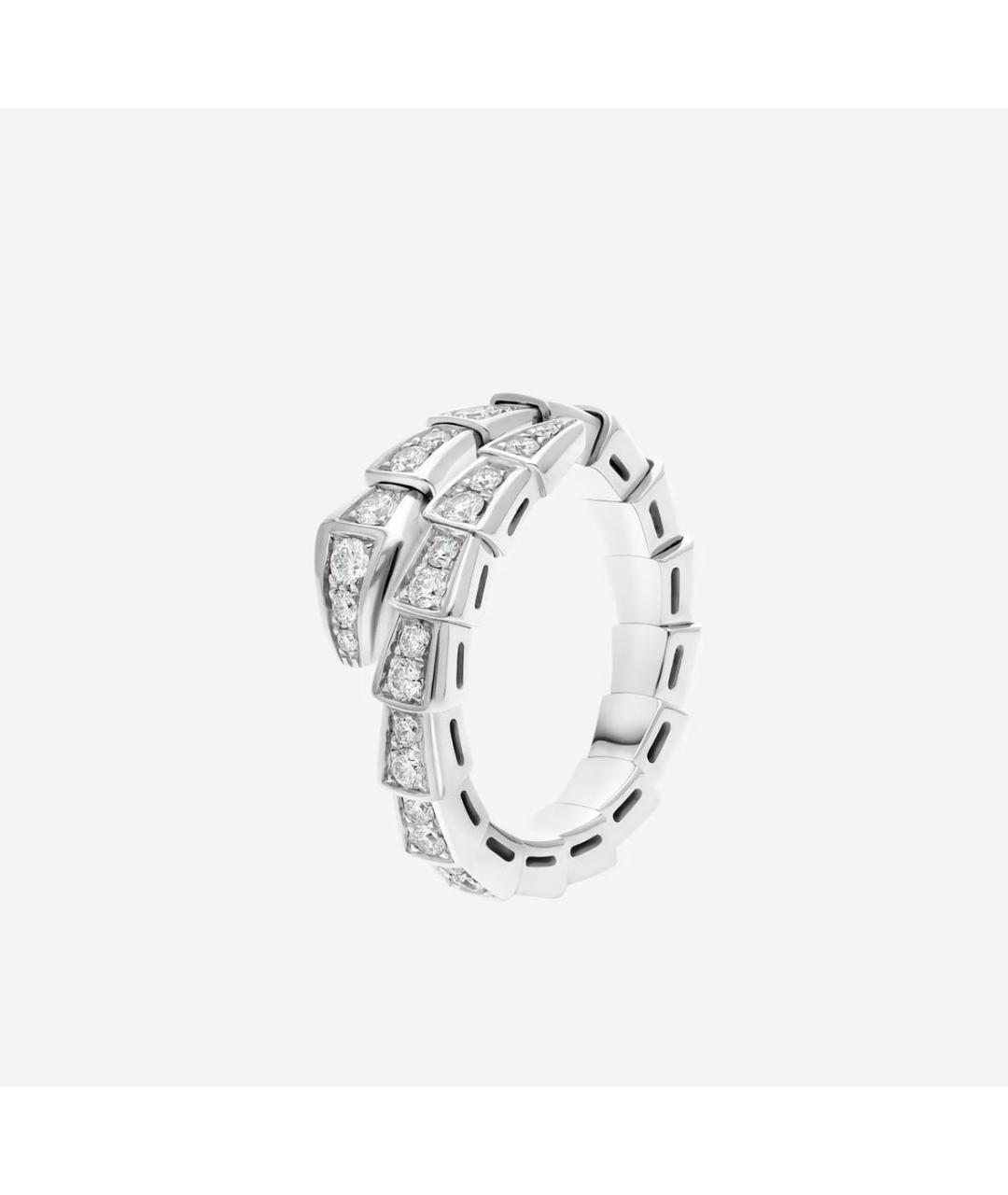 BVLGARI Белое кольцо из белого золота, фото 5