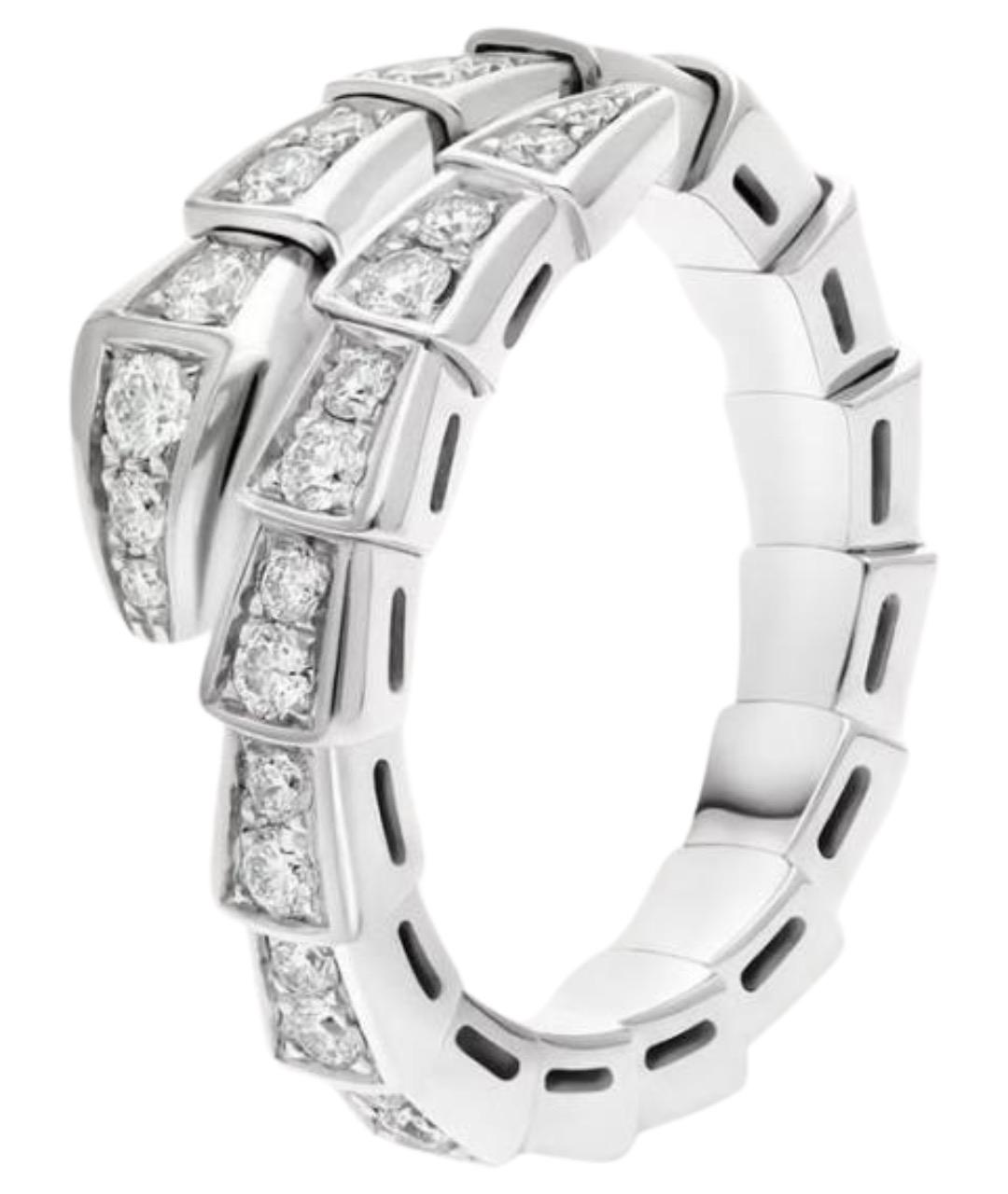 BVLGARI Белое кольцо из белого золота, фото 1