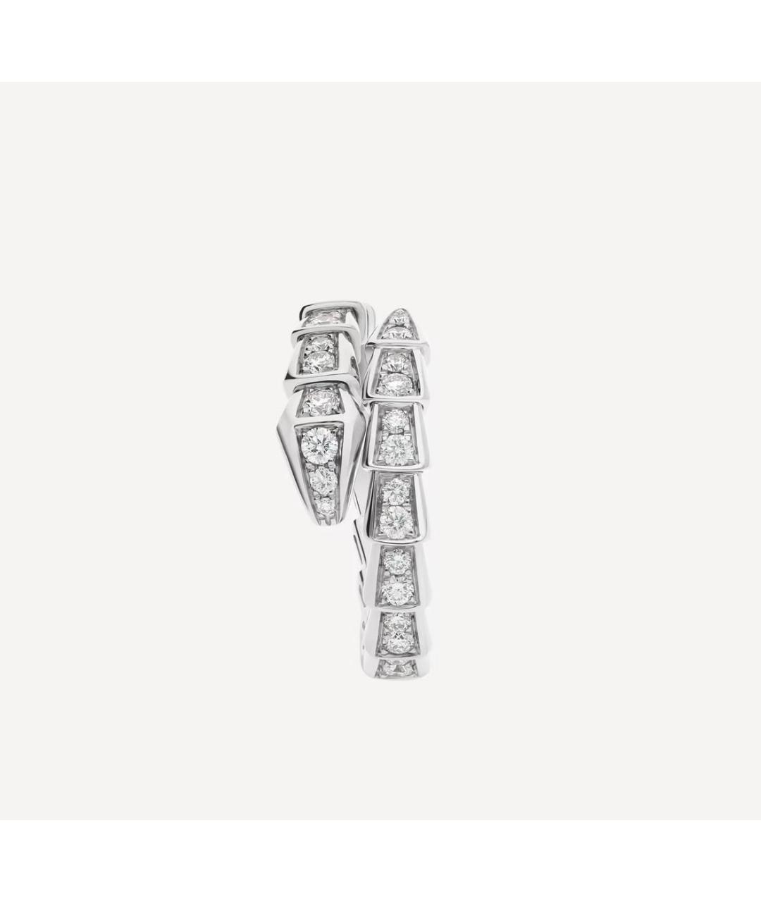 BVLGARI Белое кольцо из белого золота, фото 2