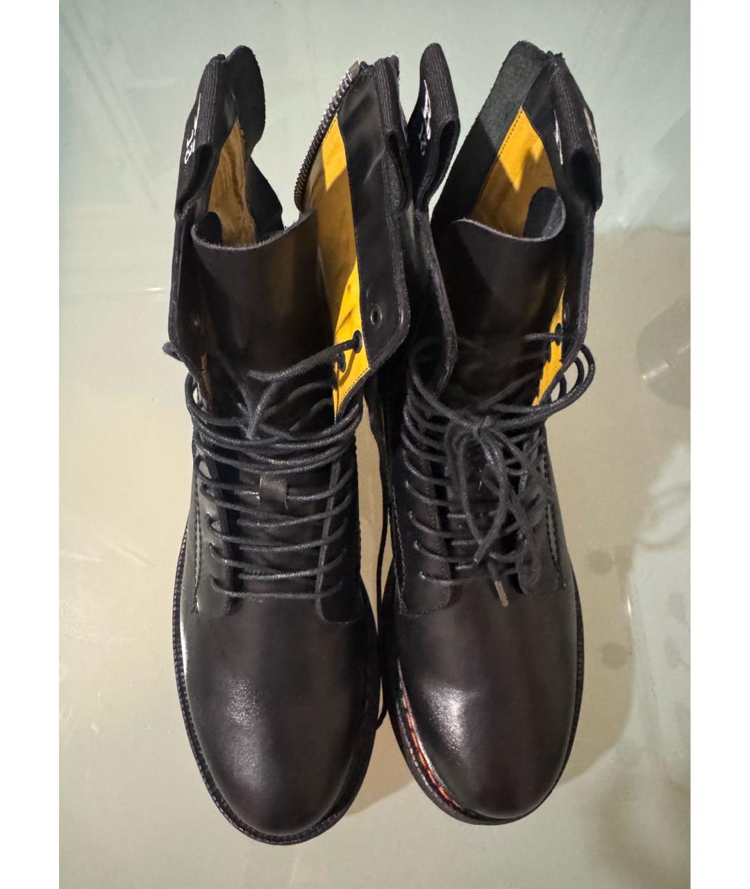 R13 Черные кожаные ботинки, фото 2