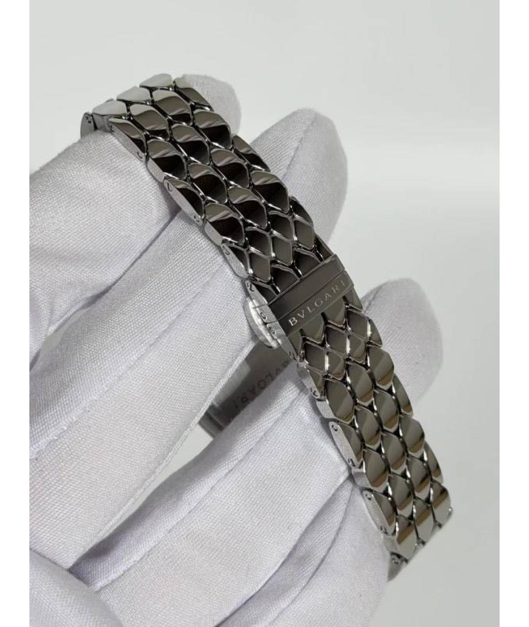 BVLGARI Серебряные металлические часы, фото 2