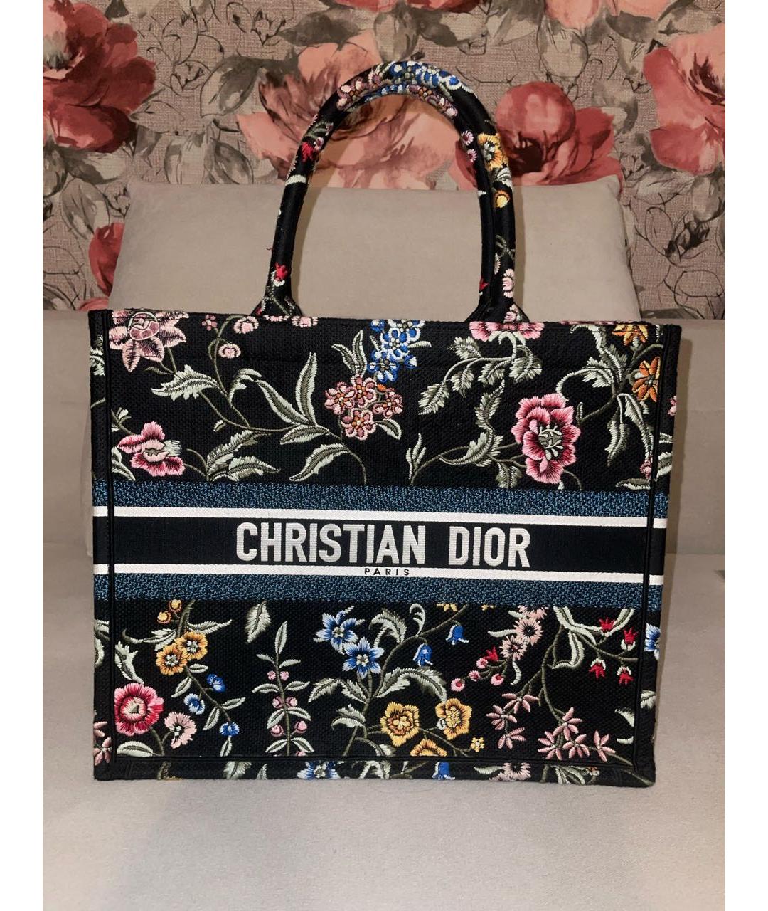 CHRISTIAN DIOR Мульти тканевая сумка тоут, фото 6