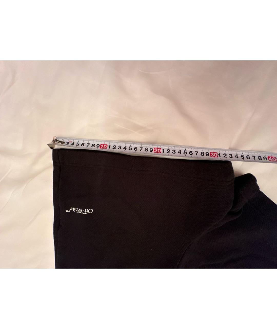 OFF-WHITE Черные хлопковые шорты, фото 6