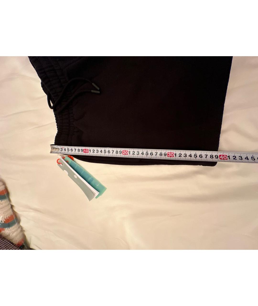 OFF-WHITE Черные хлопковые шорты, фото 7