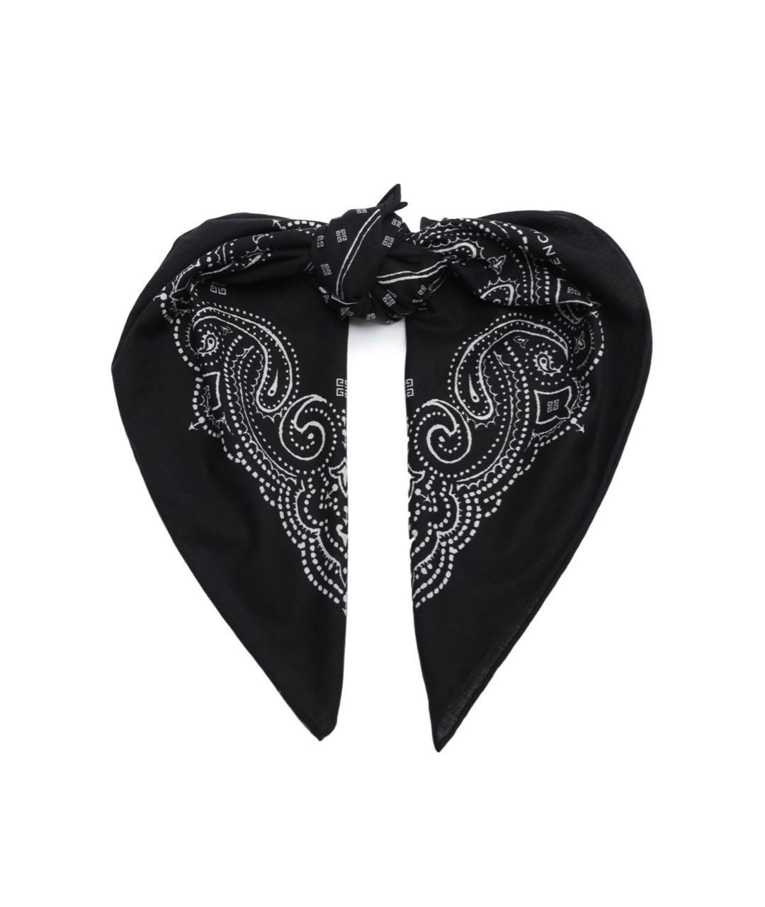 GIVENCHY Темно-синий тканевый платок, фото 1