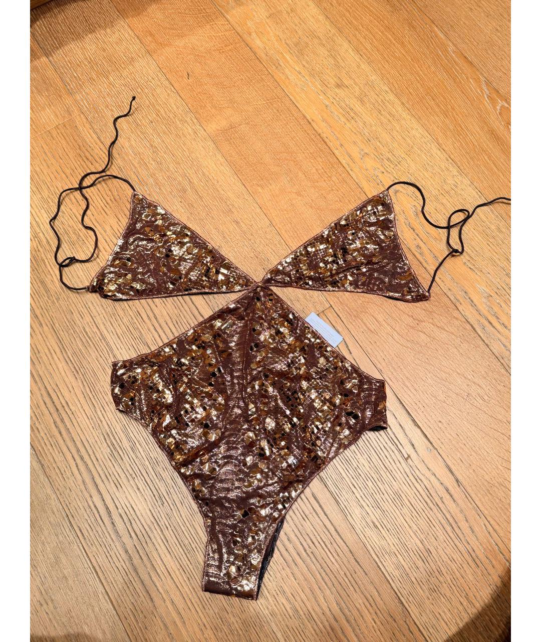 OSEREE Коричневый полиамидовый купальник, фото 6